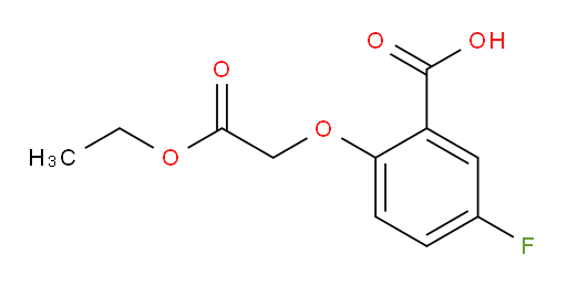 2-(2-ethoxy-2-oxoethoxy)-5-fluorobenzoic acid