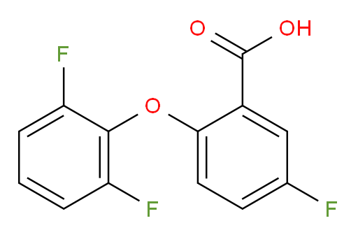 2-(2,6-difluorophenoxy)-5-fluorobenzoic acid