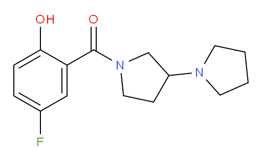 [1,3'-bipyrrolidin]-1'-yl(5-fluoro-2-hydroxyphenyl)methanone