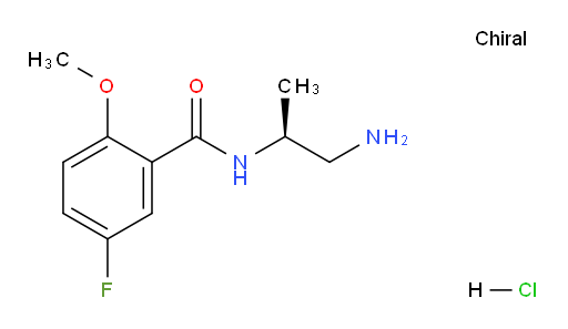 (S)-N-(1-aminopropan-2-yl)-5-fluoro-2-methoxybenzamide hydrochloride