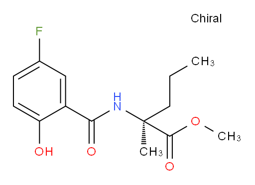 (S)-methyl 2-(5-fluoro-2-hydroxybenzamido)-2-methylpentanoate