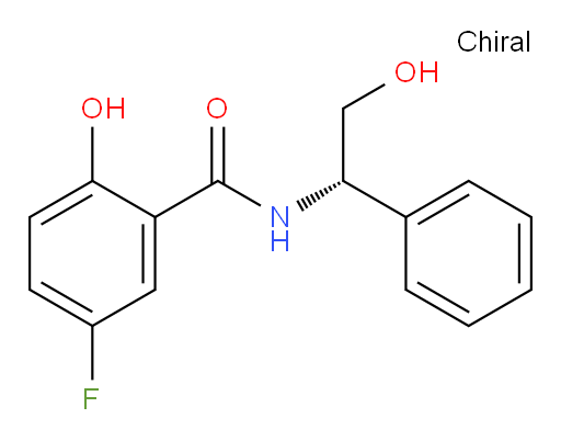 (S)-5-fluoro-2-hydroxy-N-(2-hydroxy-1-phenylethyl)benzamide