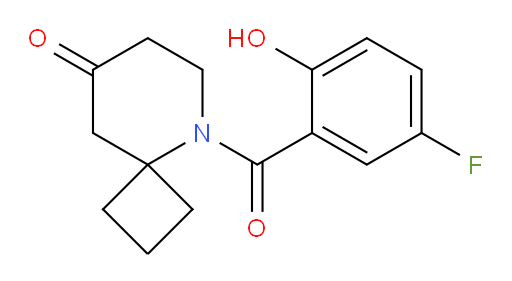 5-(5-fluoro-2-hydroxybenzoyl)-5-azaspiro[3.5]nonan-8-one