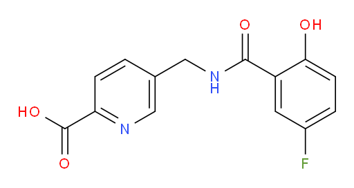 5-((5-fluoro-2-hydroxybenzamido)methyl)picolinic acid
