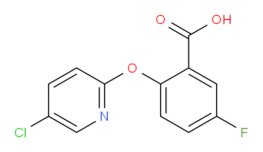2-((5-chloropyridin-2-yl)oxy)-5-fluorobenzoic acid