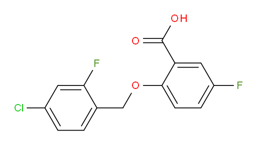 2-((4-chloro-2-fluorobenzyl)oxy)-5-fluorobenzoic acid