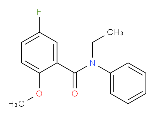 N-ethyl-5-fluoro-2-methoxy-N-phenylbenzamide
