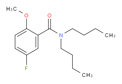 N,N-dibutyl-5-fluoro-2-methoxybenzamide