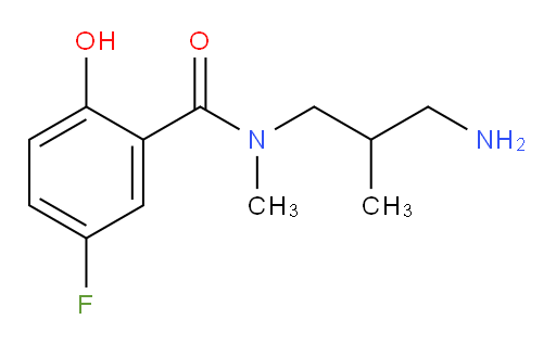 N-(3-amino-2-methylpropyl)-5-fluoro-2-hydroxy-N-methylbenzamide
