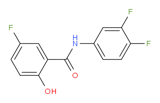 N-(3,4-difluorophenyl)-5-fluoro-2-hydroxybenzamide