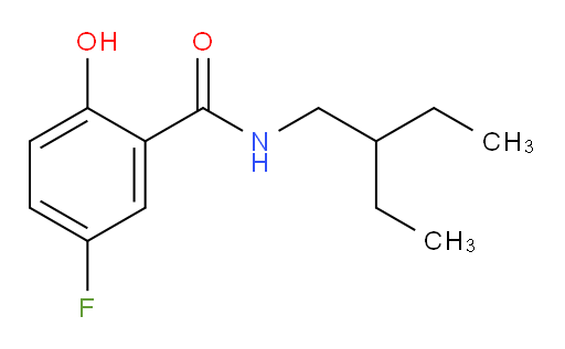 N-(2-ethylbutyl)-5-fluoro-2-hydroxybenzamide
