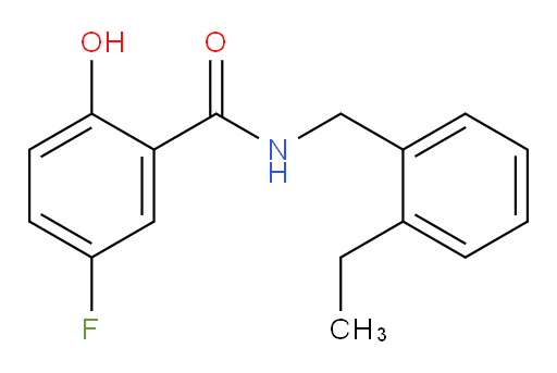 N-(2-ethylbenzyl)-5-fluoro-2-hydroxybenzamide