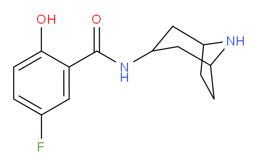 N-(8-azabicyclo[3.2.1]octan-3-yl)-5-fluoro-2-hydroxybenzamide