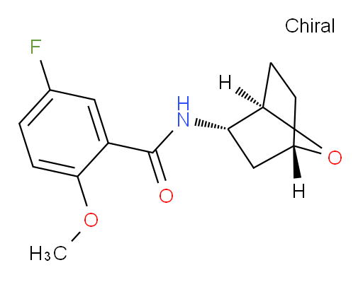 N-((1R,2S,4S)-7-oxabicyclo[2.2.1]heptan-2-yl)-5-fluoro-2-methoxybenzamide
