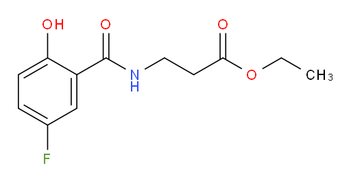 ethyl 3-(5-fluoro-2-hydroxybenzamido)propanoate