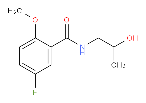 5-fluoro-N-(2-hydroxypropyl)-2-methoxybenzamide