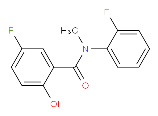 5-fluoro-N-(2-fluorophenyl)-2-hydroxy-N-methylbenzamide