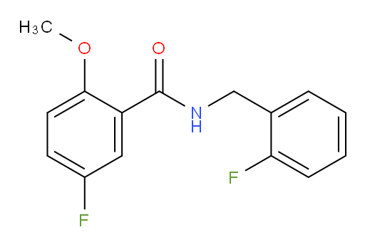 5-fluoro-N-(2-fluorobenzyl)-2-methoxybenzamide