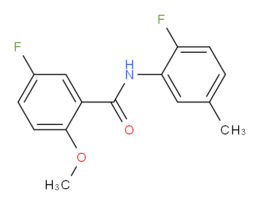 5-fluoro-N-(2-fluoro-5-methylphenyl)-2-methoxybenzamide