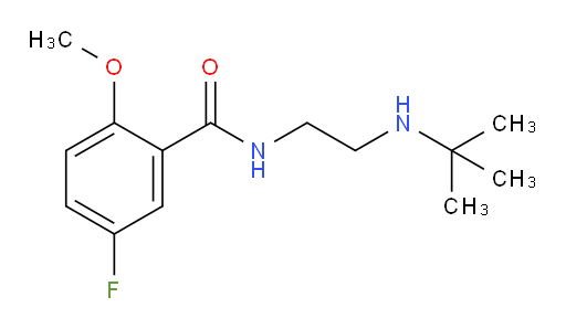N-(2-(tert-butylamino)ethyl)-5-fluoro-2-methoxybenzamide