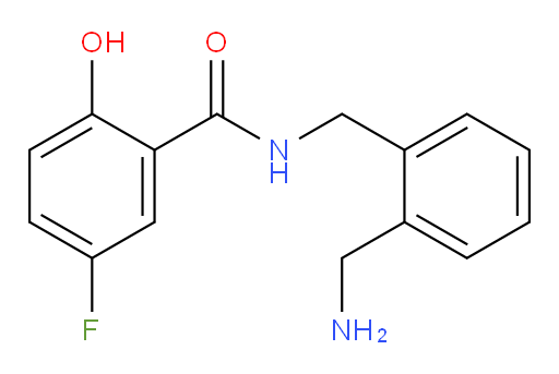 N-(2-(aminomethyl)benzyl)-5-fluoro-2-hydroxybenzamide