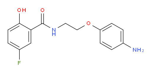 N-(2-(4-aminophenoxy)ethyl)-5-fluoro-2-hydroxybenzamide