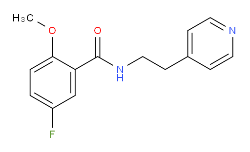 5-fluoro-2-methoxy-N-(2-(pyridin-4-yl)ethyl)benzamide