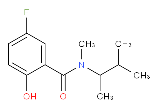 5-fluoro-2-hydroxy-N-methyl-N-(3-methylbutan-2-yl)benzamide