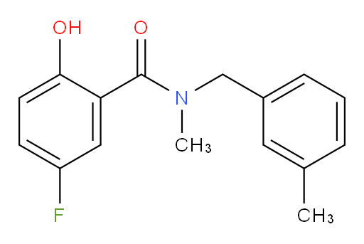 5-fluoro-2-hydroxy-N-methyl-N-(3-methylbenzyl)benzamide