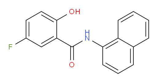 5-fluoro-2-hydroxy-N-(naphthalen-1-yl)benzamide