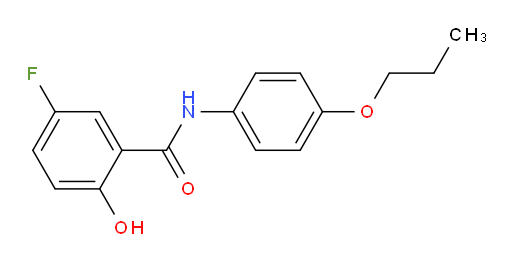 5-fluoro-2-hydroxy-N-(4-propoxyphenyl)benzamide