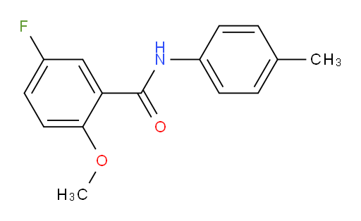 5-fluoro-2-methoxy-N-(p-tolyl)benzamide