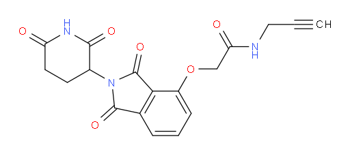 2-((2-(2,6-dioxopiperidin-3-yl)-1,3-dioxoisoindolin-4-yl)oxy)-N-(prop-2-yn-1-yl)acetamide