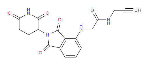 2-((2-(2,6-dioxopiperidin-3-yl)-1,3-dioxoisoindolin-4-yl)amino)-N-(prop-2-yn-1-yl)acetamide