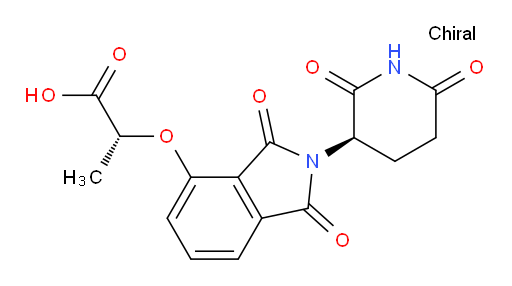 (R)-2-((2-((R)-2,6-dioxopiperidin-3-yl)-1,3-dioxoisoindolin-4-yl)oxy)propanoic acid