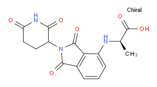 (2R)-2-((2-(2,6-dioxopiperidin-3-yl)-1,3-dioxoisoindolin-4-yl)amino)propanoic acid