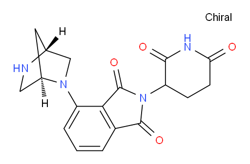 4-((1R,4R)-2,5-diazabicyclo[2.2.1]heptan-2-yl)-2-(2,6-dioxopiperidin-3-yl)isoindoline-1,3-dione