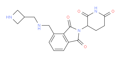 4-(((azetidin-3-ylmethyl)amino)methyl)-2-(2,6-dioxopiperidin-3-yl)isoindoline-1,3-dione