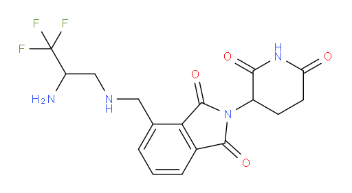 4-(((2-amino-3,3,3-trifluoropropyl)amino)methyl)-2-(2,6-dioxopiperidin-3-yl)isoindoline-1,3-dione