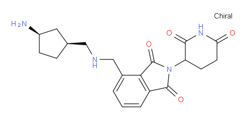 4-(((((1S,3R)-3-aminocyclopentyl)methyl)amino)methyl)-2-(2,6-dioxopiperidin-3-yl)isoindoline-1,3-dione