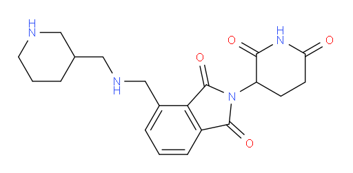 2-(2,6-dioxopiperidin-3-yl)-4-(((piperidin-3-ylmethyl)amino)methyl)isoindoline-1,3-dione