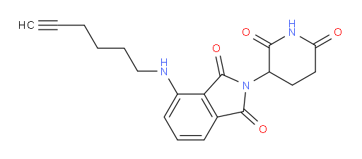 2-(2,6-dioxopiperidin-3-yl)-4-(hex-5-yn-1-ylamino)isoindoline-1,3-dione