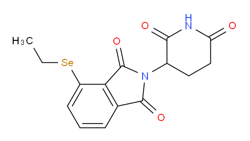 2-(2,6-dioxopiperidin-3-yl)-4-(ethylselanyl)isoindoline-1,3-dione