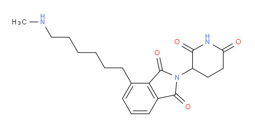 2-(2,6-dioxopiperidin-3-yl)-4-(6-(methylamino)hexyl)isoindoline-1,3-dione