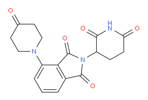 2-(2,6-dioxopiperidin-3-yl)-4-(4-oxopiperidin-1-yl)isoindoline-1,3-dione