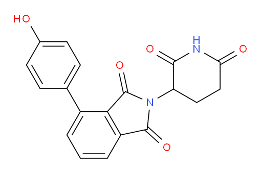2-(2,6-dioxopiperidin-3-yl)-4-(4-hydroxyphenyl)isoindoline-1,3-dione