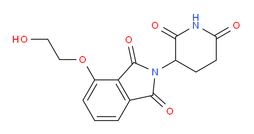 2-(2,6-dioxopiperidin-3-yl)-4-(2-hydroxyethoxy)isoindoline-1,3-dione