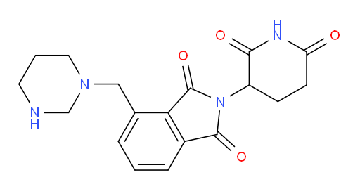 2-(2,6-dioxopiperidin-3-yl)-4-((tetrahydropyrimidin-1(2H)-yl)methyl)isoindoline-1,3-dione