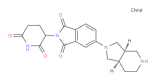 2-(2,6-dioxopiperidin-3-yl)-5-((3aR,7aR)-hexahydro-1H-pyrrolo[3,4-c]pyridin-2(3H)-yl)isoindoline-1,3-dione
