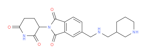2-(2,6-dioxopiperidin-3-yl)-5-(((piperidin-3-ylmethyl)amino)methyl)isoindoline-1,3-dione